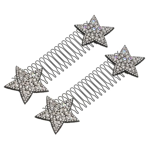 Healeved 2 Stück Unsichtbare Haarklammern Stern design Silber Flexibler Haarnadelfixer für Vielseitige Frisuren Nahtloser Halt für Damen Geeignet für Haartypen und Anlässe Healeved 2 Stück Unsichtbare Haarklammern Stern design Silber Flexibler Haarnadelfixer für Vielseitige Frisuren Nahtloser Halt für Damen Geeignet für Haartypen und Anlässe von Healeved