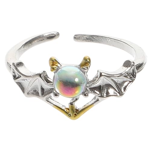 Healeved 2 Stück Verstellbare Edelstein Ringe Damenring Leichter Schmuck für Verlobung Hochzeit Eleganter Fingerring mit Zartem Design für Liebe und Besondere Anlässe von Healeved