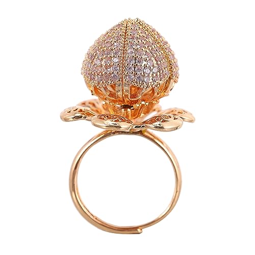 Healeved 2 Stück Verstellbarer Roségold Ring für Damen Eleganter Offener Schmuckring Hochwertigem Material für Besondere Anlässe Sicheres Komfortables Perfektes Accessoire für Partys von Healeved