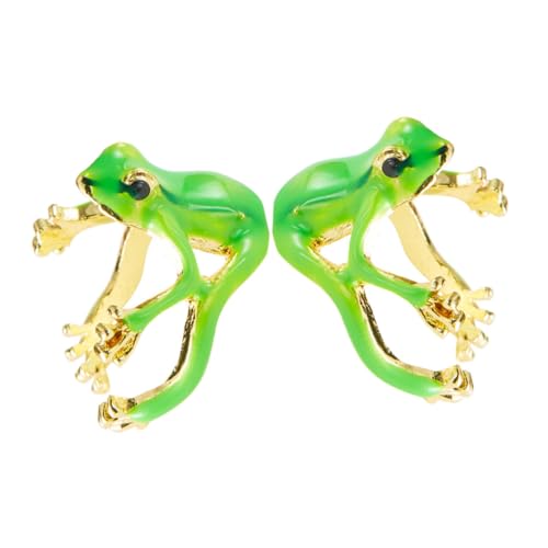 Healeved 2 Stück Verstellbares Set Frosch Ringe Damen Offene Fingerringe Minimalistischer Schmuck Verspieltes Design für Alltag Party für Freundin von Healeved