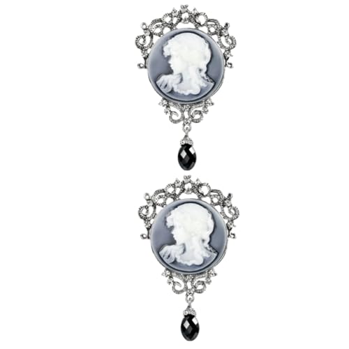 Healeved 2 Stück Vintage Brosche Schal Damen Hut Damen Vintage Schmuck Boutonniere Anstecknadeln Inspirierte Anstecknadel Schmuck Anstecknadel Viktorianisches Zubehör von Healeved