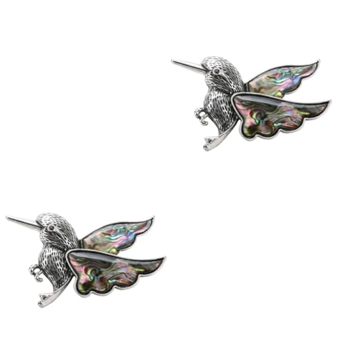 Healeved 2 Stück Vintage Holzspecht Anhänger Damen Brosche Pin Kreatives Diy Kleidungsstück Brosche Brustpin Clip Halskette Charm Bunt von Healeved