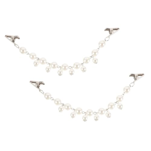 Healeved 2stücke Vintage Pullover Clips Retro Perlenverschluss Stilvolle Schulterjacken-clips Für Cardigans Schals Und Blusen Accessoires Für Damen Und Mädchen von Healeved