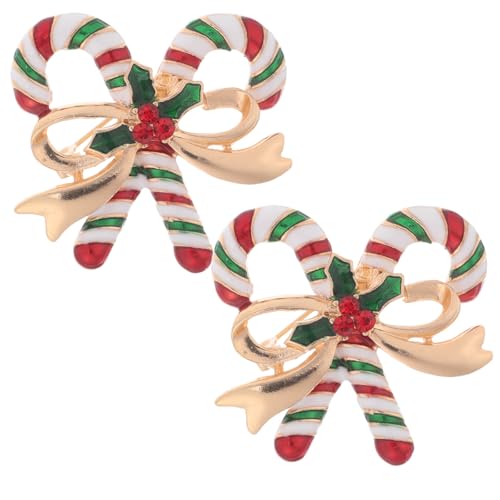 Healeved 2 Stück Weihnachtsschmuck Pins Und Broschen Hemd Pullover Boutonnieres Kleidung Kragen Corsage Einzigartige Weihnachtsartikel von Healeved