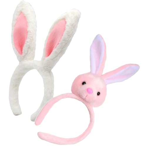 Healeved 2stücke Haarschmuck Mit Hasenohren Süßes Haarband Für Für Partys Cosplay Ostern Und Besondere Anlässe Attraktives Design Mit Niedlichem Hasen-accessoire von Healeved