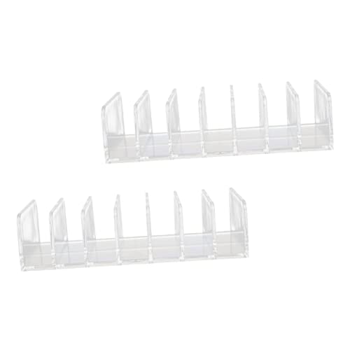 Healeved 2 Stücke Make-up Organizer Lagerung Rack Multi Schatten Gedrückt Desktop Kosmetik Organisation Rack Mehrzweck Desktop Und Wohnheim von Healeved
