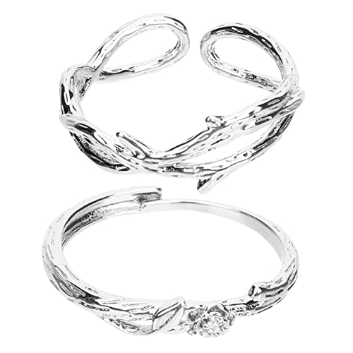 Healeved 2stücke Ringe Thorn Versprechen Ringe Valentinstag Für Paare Im Passende Paarschmuck Paargeschenke von Healeved