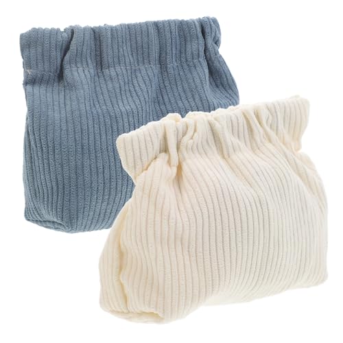 Healeved 2stücke Damen Kosmetiktaschen Kleine Lippenstift-aufbewahrung Cordartige Pouches Für Make-up Schmuck Und Münzen Für Reisen Und Täglichen Gebrauch von Healeved