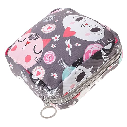 Healeved 2 Stücke Tragbare Periode Tasche Cartoon-Muster Frauen Sanitär Pad Zipper Design Healeved 2 Stücke Tragbare Periode Tasche Cartoon-Muster Frauen Sanitär Pad Zipper Design von Healeved