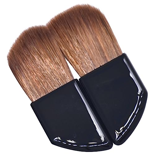 Healeved 2st Kleines Make-up-pinselset Make-up Pinsel Lidschattenpinsel Für Frauen Fall Der Geburtenkontrolle Make-up-tool Foundation-applikator Erröten Staubbürste Bilden Fräulein Plastik von Healeved