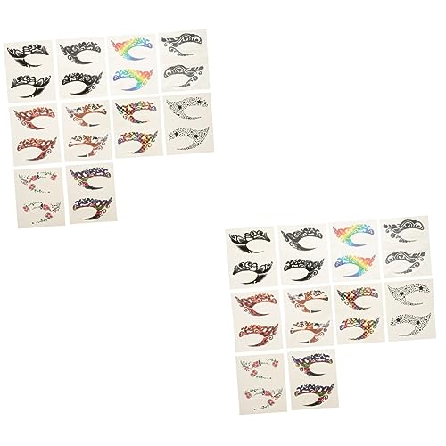 Healeved 20paare Augen-makeup Aufkleber Selbstklebende Eyeliner Sticker Für Augen Make-up Dekoration Für Karneval Partys Cosplay von Healeved