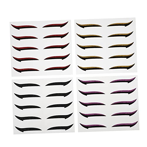 Healeved 20paare Eyeliner Sticker Selbstklebende Eyeliner Aufkleber Für Müheloses Augen-make-up Für Alltag Hochzeiten Und Besondere Anlässe von Healeved