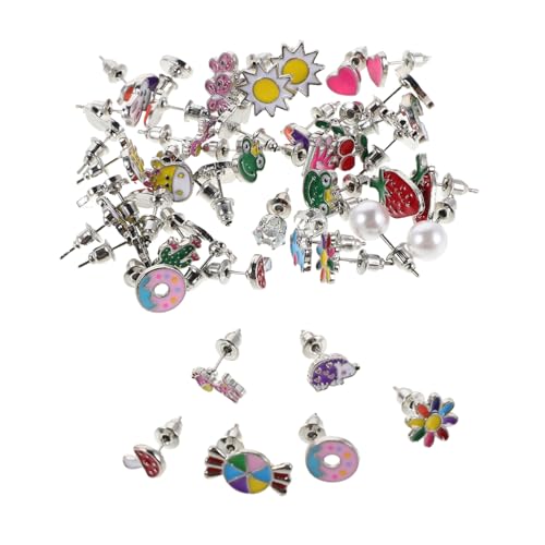 Healeved 20 Paare Teiliges Bunte Cartoon-obst Gemüsee Ohrstecker mit Herzmotiv Dekorative Leichte Ohrschmuck für Damen Glänzende Tropfen-optik Vielseitig für Alltag und Fest Healeved 20 Paare Teiliges Bunte Cartoon-obst Gemüsee Ohrstecker mit Herzmotiv Dekorative Leichte Ohrschmuck für Damen Glänzende Tropfen-optik Vielseitig für Alltag und Fest von Healeved