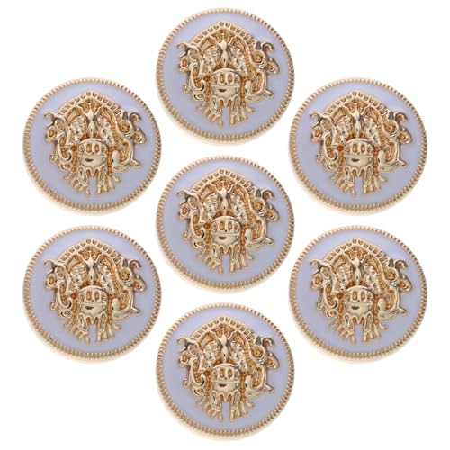 Healeved 20stücke Metallknöpfe Vintage Knöpfe Zierknöpfe Für Mantel Anzug Uniform Jacke Kleine Knöpfe Mit Filigranem Design von Healeved