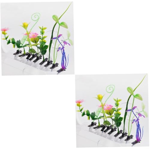 Healeved 20 Stk Haarspange aus Gras haarschmuck haircharm hairclipper stutzenhalter haaraccessoires Haarspange sprießen Haarnadel Pflanzenhaare Frauen Haarspange Frauen Haarnadel von Healeved