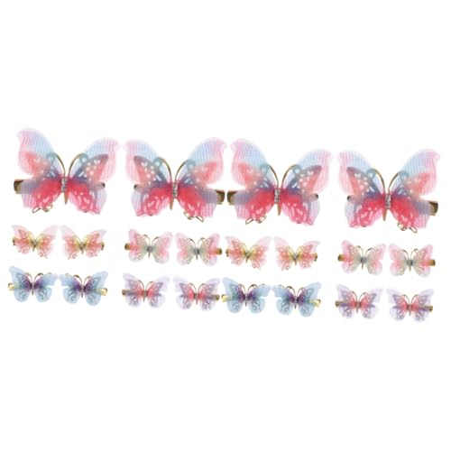 Healeved 20stücke Schmetterling Haarklammern Für Mädchen Bunte Haarspangen Aus Robustem Material Für Verschiedene Frisuren Geschenkidee Für Besondere Anlässe von Healeved