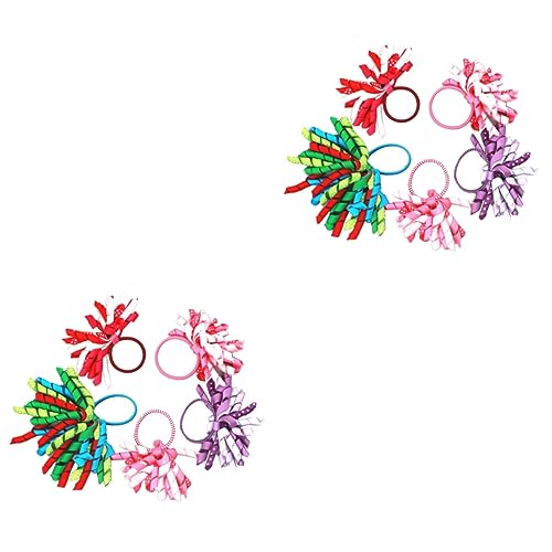 Healeved 20stücke Haargummis Mit Lockigen Bändern Elastische Haarreifen Für Mädchen Für Pferdeschwänze Zöpfe Und Frisuren Bunte Gummibänder Schonend Für Haartypen von Healeved