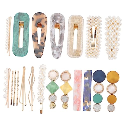 Healeved 20 Stück Perlen-haarspangen-set Pferdeschwanz Funkelnd Shampoo Gefälscht Locken Clip Schleife Schnappen Hochzeitshaarschmuck Für Frauen Schließe Netz Haarbarrettes Acryl Healeved 20 Stück Perlen-haarspangen-set Pferdeschwanz Funkelnd Shampoo Gefälscht Locken Clip Schleife Schnappen Hochzeitshaarschmuck Für Frauen Schließe Netz Haarbarrettes Acryl von Healeved