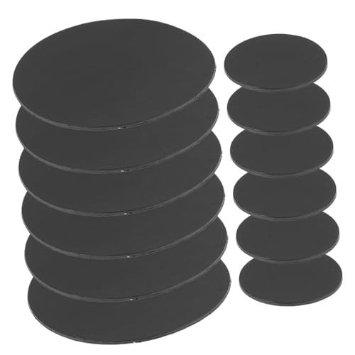 Healeved 20 Stück Teiliges Selbstklebender Runder Magnetische Scheiben aus Stabilem Material Haftstarke Magnetplättchen für DIY Kosmetikpaletten Lidschatten-organisation und von Healeved