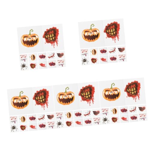 Healeved 200 Stck. Teiliges Halloween Narben Tattoos Realistische Wunden Aufkleber für Kostüm Party Temporäre Gesichtstattoos für Halloween Make Up und Cosplay Healeved 200 Stck. Teiliges Halloween Narben Tattoos Realistische Wunden Aufkleber für Kostüm Party Temporäre Gesichtstattoos für Halloween Make Up und Cosplay von Healeved