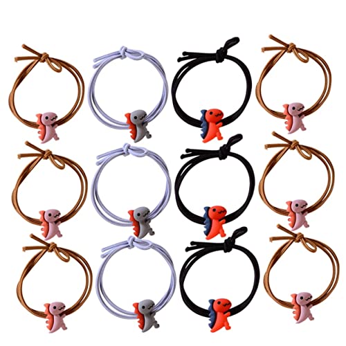 Healeved 20stücke Junge Mädchen Haargummis Mit Dinosaurier- Elastische Haarbänder Für Mädchen Süße Cartoon-haarschmuck-accessoires Zufälligen Farben Für von Healeved