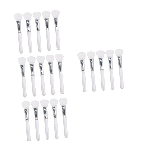 Healeved 20stücke Teiliges Gesichtsmaske Pinsel Ergonomischer Applicator Für Gleichmäßige Anwendung Von Gesichtspflegeprodukten Wiederverwendbar Leicht Zu Reinigen Transparent Für von Healeved