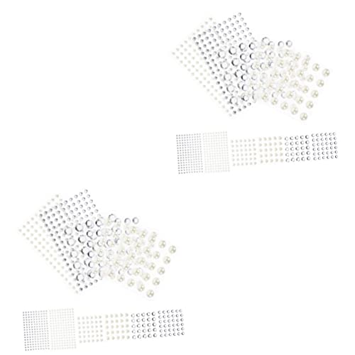 Healeved Sets Party Diamanten Aufkleber Klebstoff Nagel Strass Aufkleber Dekorative Make-up Edelsteine ​​für Tagebuch Blätter von Healeved