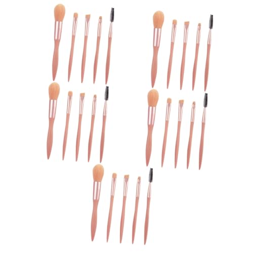 Healeved 25 Stk Make-up-Pinsel-Set Foundation-Pinsel kosmetikpinsel Lidschatten Gesichtsbürsten Make-up Mischpinsel das Gesicht einstellen loses Pulver Make-up Pinsel die Bürste Plastik von Healeved