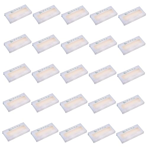 Healeved 25er Boxen Wimpern Box Für Wimpern Weihnachts-wimpernetui Boxen Mit Deckel Gefälscht Wimpernkleber Klar Wimpernboxen Lockenwickler Wimpernverlängerungsset Papier von Healeved