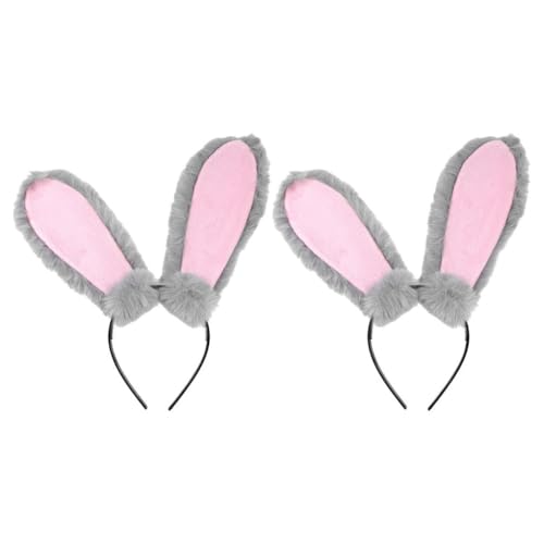 Healeved 2stücke Hasenohren Haarband Für Cosplay Bequeme Und Süße Bunny Ohren Für Halloween Ostern Und Mottopartys Für Erwachsene von Healeved