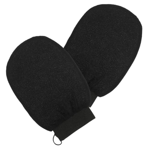 Healeved 2St Duschhandschuhe für den Körper exfoliating glove exfoliate gloves Peeling Duschbadehandschuh Handtuch Handtücher Badeschaumhandschuhe Handschuhe zum Abschrubben der Haut Spa von Healeved