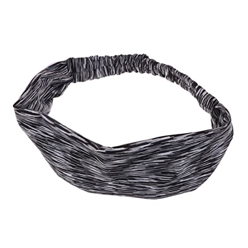 Healeved 2stücke Elastisches Stirnband Mit Knöpfen Atmungsaktives Kopfband Ohrenschutz Und Maske Für Fitness Und Yoga Schwarz von Healeved