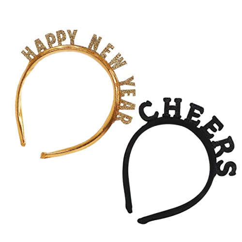 Healeved Haarband Mit Buchstaben- Neujahrs-kopfbedeckung Party-accessoire Buchstaben-kopfschmuck Für Frauen von Healeved