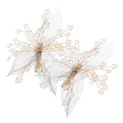 Healeved 2stücke Haarspange Kristall Stil Haarnadel Frauen Haar-accessoire Kopfschmuck Hochzeit Schmuck Leicht Tragen Mode Design Grünes Design Haltbar von Healeved