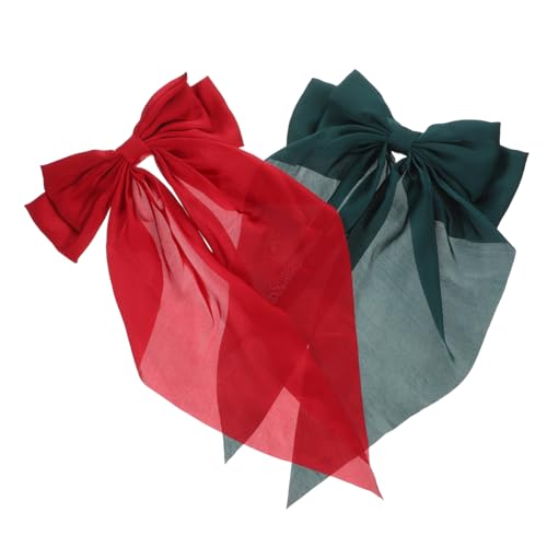 Healeved 2stücke Große Haarschleifen Haarklammern Für Frauen Elegante Haaraccessoires Für Teenager Und Mädchen Rutschfeste Clips Für Einen Stilvollen Look von Healeved