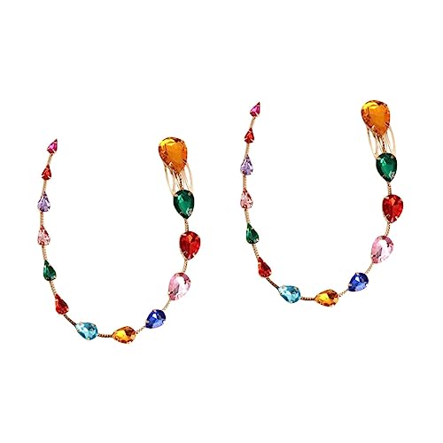 Healeved 2stücke Kristall Haarschmuck Mit Quasten Eleganter Haarkamm Für Hochzeiten Und Festliche Anlässe Strass-haaraccessoire Leicht Und Komfortabel Einzigartiger Charme Für Jeden von Healeved