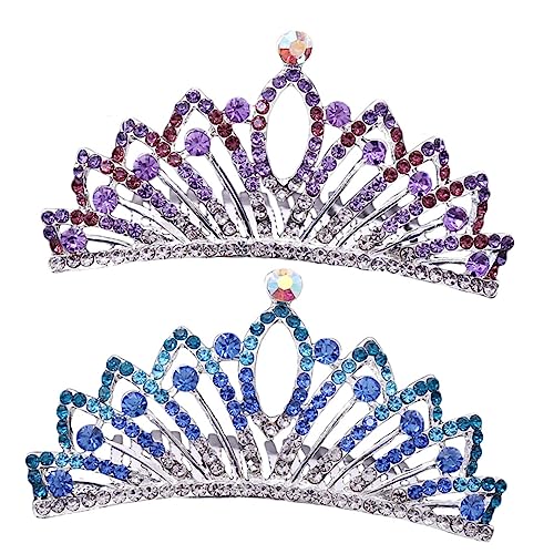 Healeved Mädchen Krone Kamm Kinder Kristall Kopfschmuck Elegante Haar Zubehör Für Partys Healeved Mädchen Krone Kamm Kinder Kristall Kopfschmuck Elegante Haar Zubehör Für Partys von Healeved
