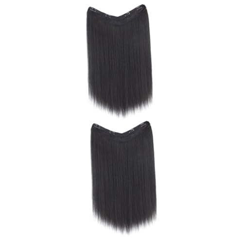 Healeved 2stücke Haarklammer Haarverlängerung Für Frauen Gerade Hohe Temperaturfaser Für Partys Cosplay Und Alltag Einfacher Clip Natürlicher Look Vielseitig Einsetzbar von Healeved