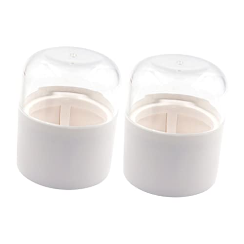 Healeved 2stücke Schminkschwammbehälter Mit Stücken Beauty-eierhalter Kosmetische Puff Organizer Schminkbox Für Reisebedarf Mit Belüftungslöchern von Healeved