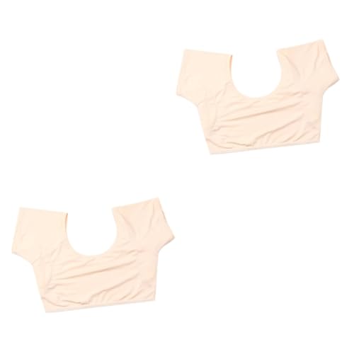 Healeved 2st Schweißpads Unter Den Achseln Damenweste Frauen Tankini-top Sommerblusen Für Damen Tanktop Für Sportliche Damen Achselweste Mann Schweißabdeckung Milchseide Kurzarm von Healeved