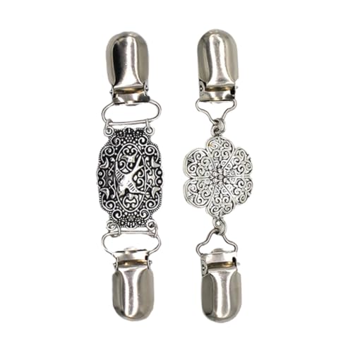 Healeved Zarte Modische Schalschnalle 2 Stück Stoffdekor Brosche Für Frauen Dekorative Kleidung Clips Schal Clip Für Schals Und Jacken Stilvolle Accessoires von Healeved