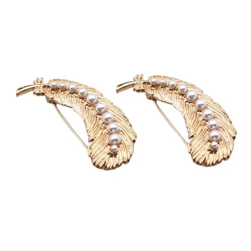 Healeved 2Stücke Brosche für Damen Ansteckbare Brosche Schmuck für Kleidung Hochzeiten Partys Vielseitig Einsetzbar Dekoration für Taschen Hüte von Healeved