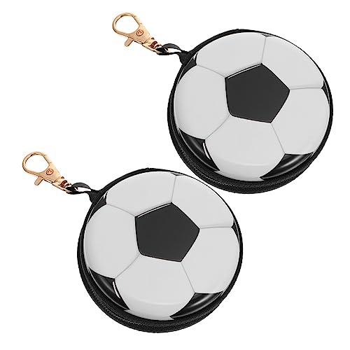 Healeved 2stücke Cartoon Münzbörse Aus Kreative Fußball Aufbewahrungstasche Für Schlüssel Und Kleingeld Mini Geldbeutel Für Junge Mädchen Praktisch Und Langlebig von Healeved