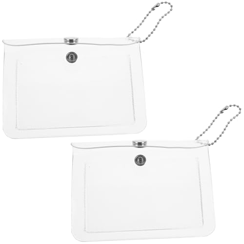 Healeved 2Stücke Transparentes Kartenaufbewahrungset Multifunktionale Münzbörse Für Schlüssel Kleine Gegenstände Für Reisen von Healeved