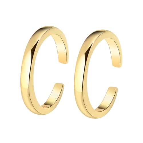 Healeved 2stücke Offene Ringe Für Damen Zehenringe Verstellbare Ringe Ohne Schließmechanismus Für Finger Und Zehen von Healeved