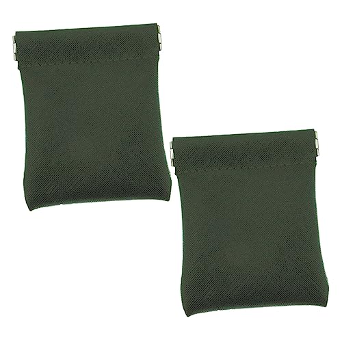 Healeved 2stücke Geldbörse Für Kleingeld Mit Mehrzweck-münzfach Tragbare Kartentasche Mit Großem Fassungsvermögen Sorgfältig Verarbeitet Und Langlebig von Healeved