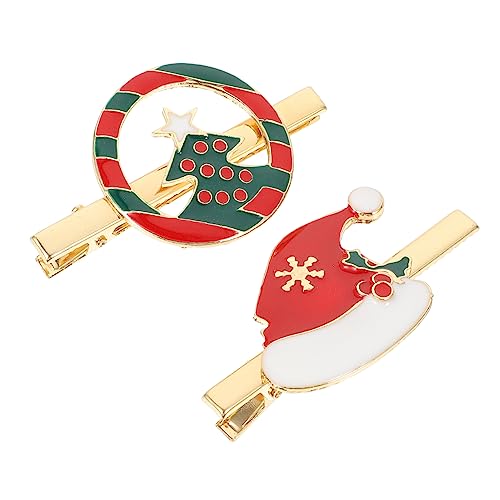 Healeved 2stücke Weihnachtliches Haar Clips Nadeln Und Spangen Für Mädchen Party-haarschmuck Aus Hochwertigem Material Für Weihnachts-accessoires von Healeved