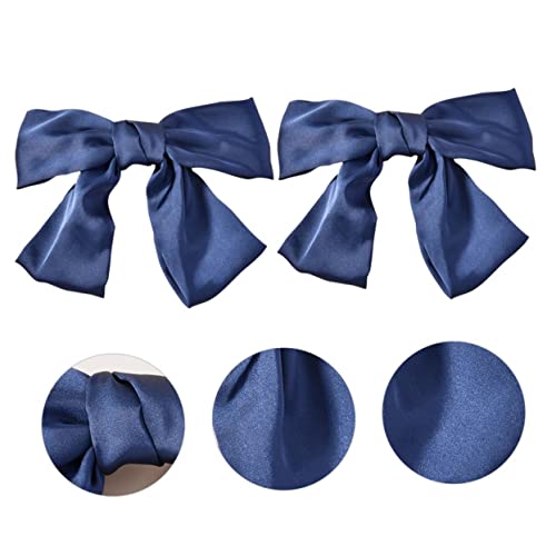 Healeved 2er-set Haarschleifen Weiche Haarspangen Aus Seide für Frauen und Mädchen Haar-accessoires Einzigartiges Schleifen-design für Festivals von Healeved