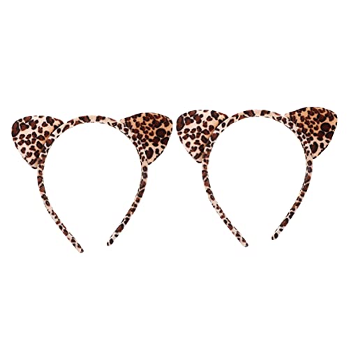 Healeved 2stücke Katzenohr-stirnbänder Haarband Mit Ohren Stirnband-dekorationen Für Party Cosplay Kostüm-requisiten Foto-requisiten Schöne Haardekorationen von Healeved