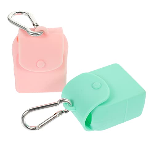 Healeved Vielseitige Tasche Im Runden Design 2 Stück Silikon Wechselbeutel Mit Knopf Für Damen Shopping Schule von Healeved